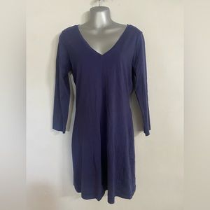 Lilly Pulitzer Juliet 100% Pima Cotton 3/4 Sleeve V Neck Dress by